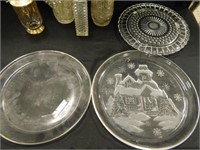 Glass Tray Assortment; Vases; Saucers;
