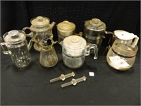 Glass Percolator Coffee Pots; 2-Cory Filters; (8);
