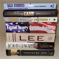 7 Books - American History, Lee, Johnny Cash +