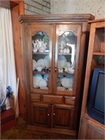 Corner display cabinet