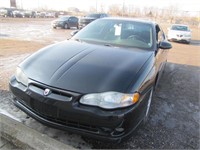 2004 CHEVROLET MONTE CARLO SS 93660 KMS