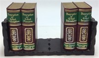 BOOKEND DECANTER SET