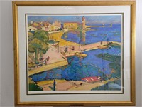 Manel Anoro "Port Blau 1995" Signed & Numbered
