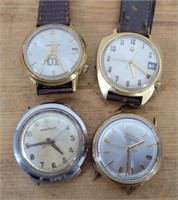 Grouping of 4 Estate Found Accutrion Wristwatches