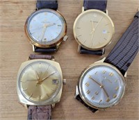 Grouping of 4 Estate Found Accutrion Wristwatches