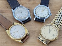 Grouping of Vintage Men's Wristwatches - Lot #2