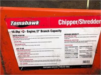Lot #23 Tomahawk 10HP Chipper Shredder