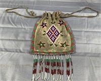 Vintage Native American Beaded Hand Bag