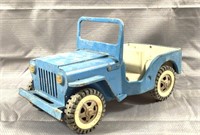 Vintage 9"  Metal Tonka Jeep Toy