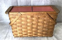 Large 25x15x11 Vintage slide top Basket