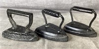 3 Vintage Cast Irons