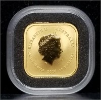 2016 Australia $15 Gold 1/10 oz .9999 in Capsule