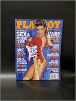 Sexy Carmen Electra Signed Playboy Bunny Magazine