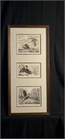 Lithographs by CA Barnhill 9" × 19"
