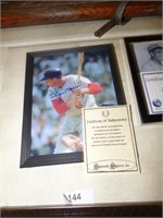 STAN MUSIAL SIGNED PICTURE W/COA