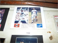 MAYS & KOUFAX SIGNED PICTURE W/COA