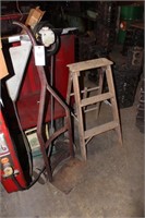 STEP LADDER & HAND TRUCK