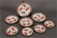 Set of Eight Chinese Porcelain Plates,