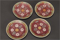 Set of Four Chinese Jingdezhen Porcelain Dishes,