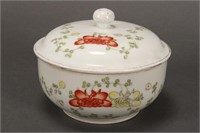 Chinese Porcelain Bowl and Cover,