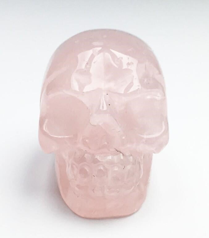 Natural Pink Crystal Human Skeleton