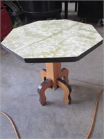 small octagon table