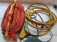 orange and yellow elect. cords