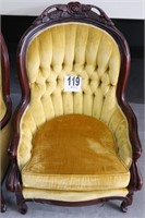 Vintage Tufted Back Armchair (Bldg 3)