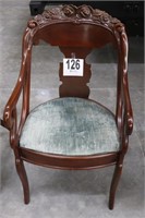 Vintage Armchair With Cushioned Seat (Bldg 3)