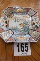 Hand Painted Oriental Theme Plate (Bldg 3)