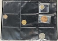 (5) Assorted Coins