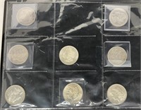 (8) Assorted Morgan Silver Dollar