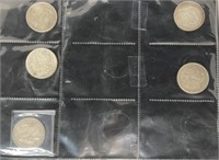 (5) Assorted Morgan Silver Dollar