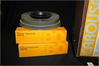 Kodak Slide projector; Slide Carousels (4)