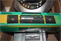 Boombox; Single CD Player Radio; 10 Key Calculator