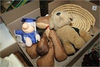Stuffed Animals; Basket; Decorative Microphone
