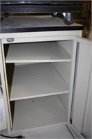 Metal Cabinet; Rolling Base for Shelf