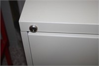 Metal File Cabinet - 2 Long Drawers