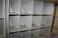 Metal Angled Shelving - 2 Half shelves
