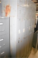 Metal Lockers - Skinny Style w/top compartment