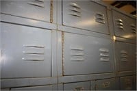 Metal Lockers - Skinny Style w/top compartment