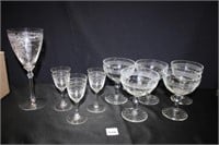Clear Glass Pudding cups/Champagne Glass