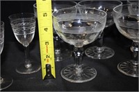 Clear Glass Pudding cups/Champagne Glass