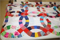 Quilt tops - Polyester w/yellow strips