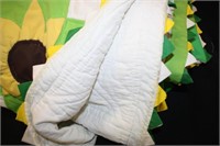 Polyester Thick Quilt - Has holes 72" x 94" approx