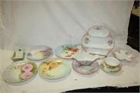 Hand painted Porcelain Plates/Dishes (11)