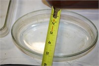 Glass Casserole Dishes; Glassbake (1 has Lid) (2)