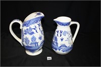 Napco Chinoiserie Style Pitchers (2)