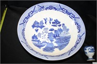 Blue/White Bowl; Eggcup; Divided Plate