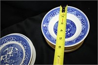 Willow Ware by Royal China Desert Plates/Bowls